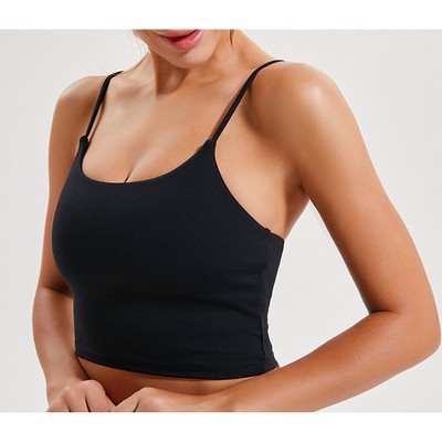 Women Padded Sports Bra Fitness Workout Running Shirts Yoga