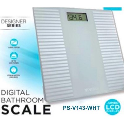 Vivitar® Gray Designer Bathroom Digital Scale