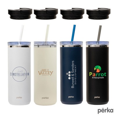 Perka Trent 18 oz. Double Wall, Stainless Steel Hot/Cold Tumbler