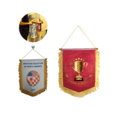 Custom Double Sides Pennants Flags