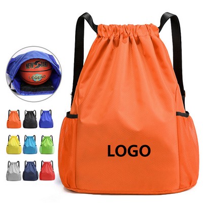 Drawstring Backpack Water Resistant String Bag