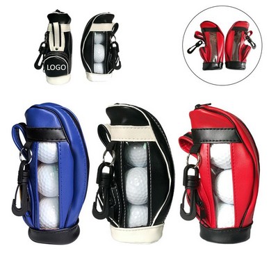 Mini Golf Ball Bag Tournament Gift Pack with Golf Ball