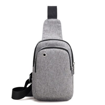 Crossbody Sling Bag W/ Earbud Hole