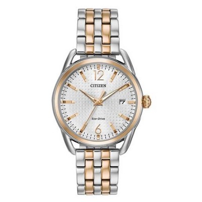 Citizen® Ladies' Eco-Drive® Two-Tone Rose Gold Watch