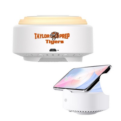 Selene Night Light Bluetooth Speaker with Wireless Charger-5W