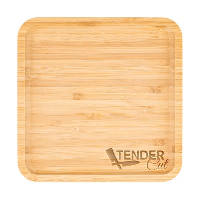 Square Bamboo Serving Tray