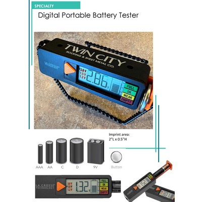 Digital Portable Battery Tester