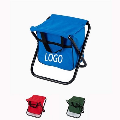 Outdoor Camping Chair with Storage Box