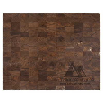 22" x 13" x 1.4" Walnut Butcherblock Cutting Board