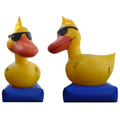 15' Cold Air Duck Shaped Inflatable w/ 2 Banners