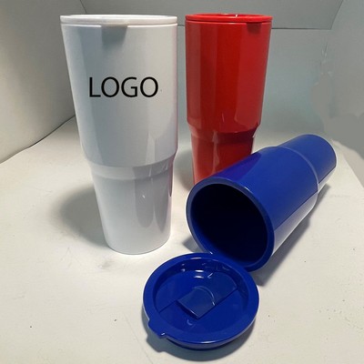 30 Oz. Jumbo Polystyrene Double Wall Tumbler