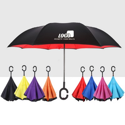 Manual Open Arc Two-Tone Inversion Umbrella-48"