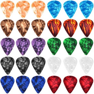 Colorful Premium Celluloid Guitar Picks