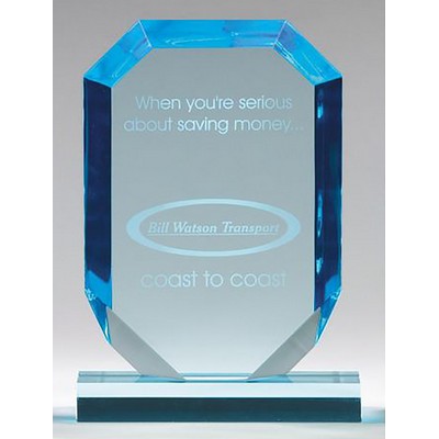 Jewel Desktop Acrylic Award Series, Blue