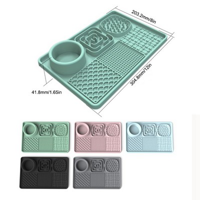 Silicone Pet Slow Feeder Lick Mat