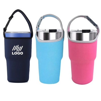 32Oz Tumbler Carrier Holder Water Bottle Handle Bag