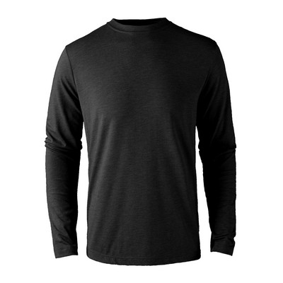 PRIMEASE® Men's Triblend Long Sleeve Tee Shirt