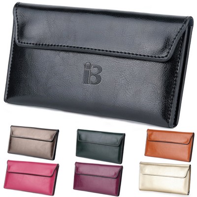 Genuine Leather Large Capacity Ultra-Thin Women's Wallet