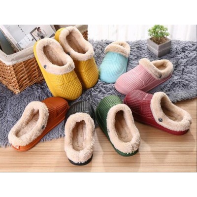 Waterproof Fall and Winter Cotton Slippers