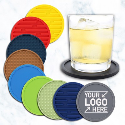 Round Silicone Coaster