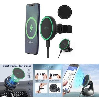 Magnetic Wireless Car Charger