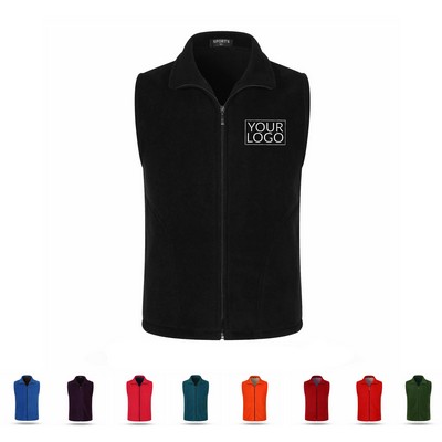 Full Zip Polar Fleece Vest