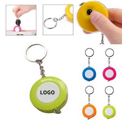 Keychain Tape Measure - Portable & Automatic Retraction