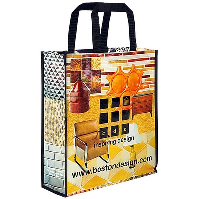 Laminated Non-Woven Polypropylene Shopping Bag (13"x10"x15")