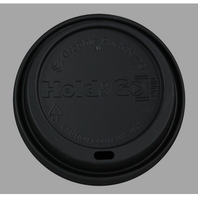 8oz. Double Wall Lid - Black