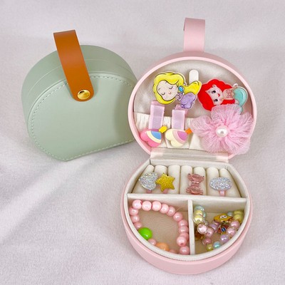 PU Handheld Bag Jewelry Mini Portable Cute Box Necklace Box Ring Box Earring Box Jewelry Storage Box