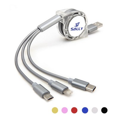 3 In 1 Usb Charging Cable