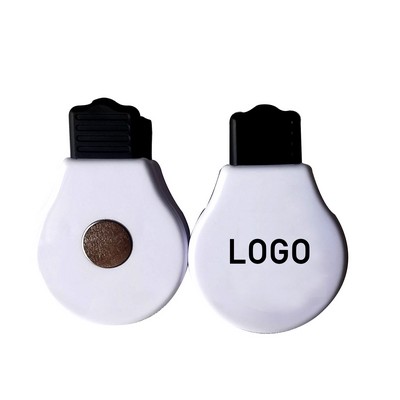 Light Bulb Magnetic Memo Clip with Strong Grip