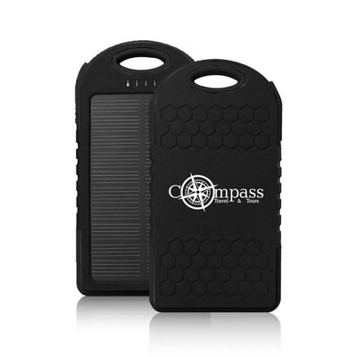 4000mAh Water Resistant Solar Power Bank