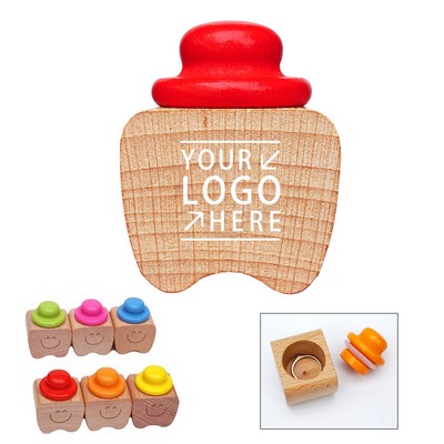 Wooden Baby Teeth Holder