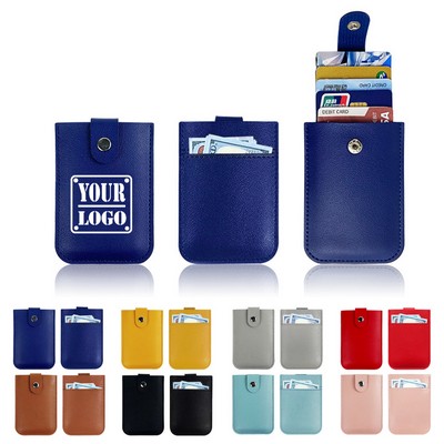 Pull-Out Design PU Credit Card Holder