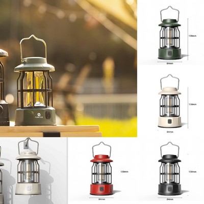 Rechargeable Camping Lantern Compact Design Portable Waterproof LED Light Outdoor Tent Bulb