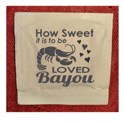 Stock "How Sweet It Is To Be Loved Bayou" Moist Towelettes (Pack of 50)