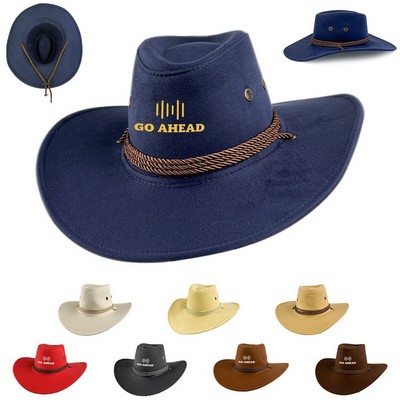 Western Suede Cowboy Hat