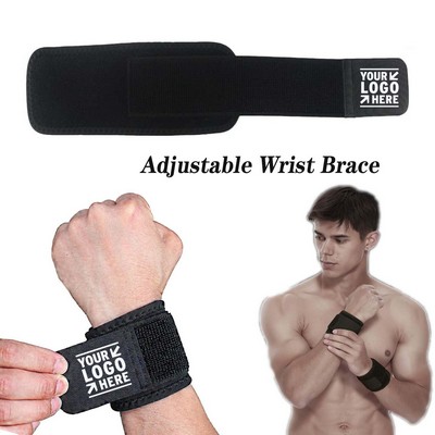 Adjustable Wrist Brace with Wrist Support Straps