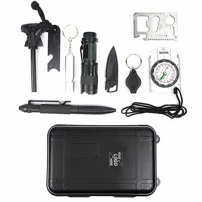 10-in-1 Emergency Survival Kit for Outdoors