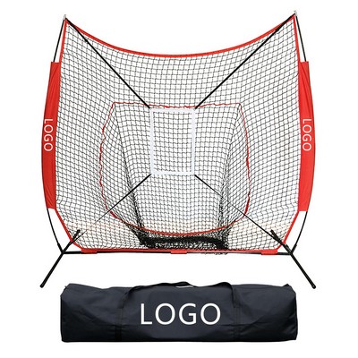 7 ft x 7 ft Baseball & Softball Practice Hitting & Pitching Net