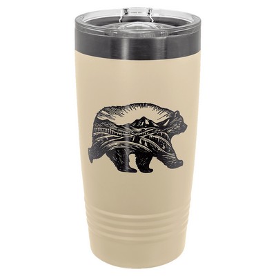 PC 20 oz. Warm S&/Ghost Black ION-Plated Ringneck Tumbler