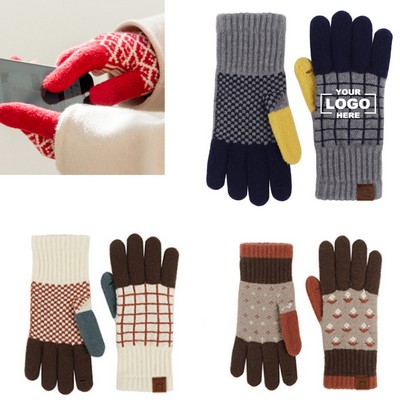 Touchscreen Anti-Slip Knit Gloves