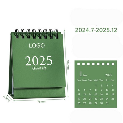 Desk Calendar July 2024-2025