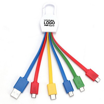 6-in-1 Keychain Charging Wire