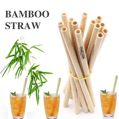 Eco-Friendly Bamboo Straws - Reusable & Sustainable