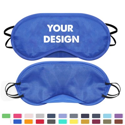 Nose Pad and Elastic Strap Eye Mask Sleep Blindfold