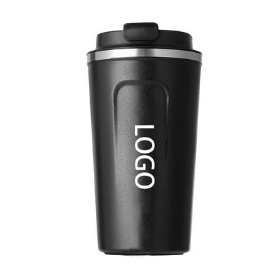 Sleek Black Coffee Mug without intelligent temperature display