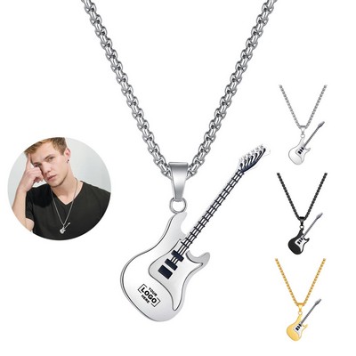 Stylish Guitar Necklace