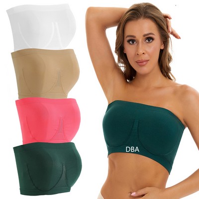 Seamless Bandeau Tube topQuick Dry Fabric